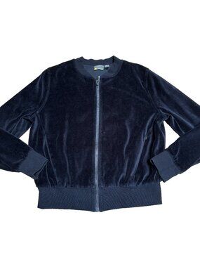 Zella Zip Up Velour Jacket Women's Size XS
